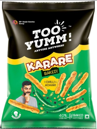 Too Yumm! Karare Chilli Achari Flavoured Crisps, 71.5 g